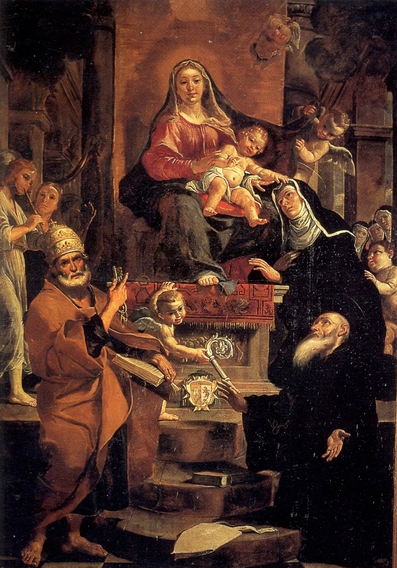 Madonna col Bambino in trono e i ss. Benedetto e Scolastica - Malta